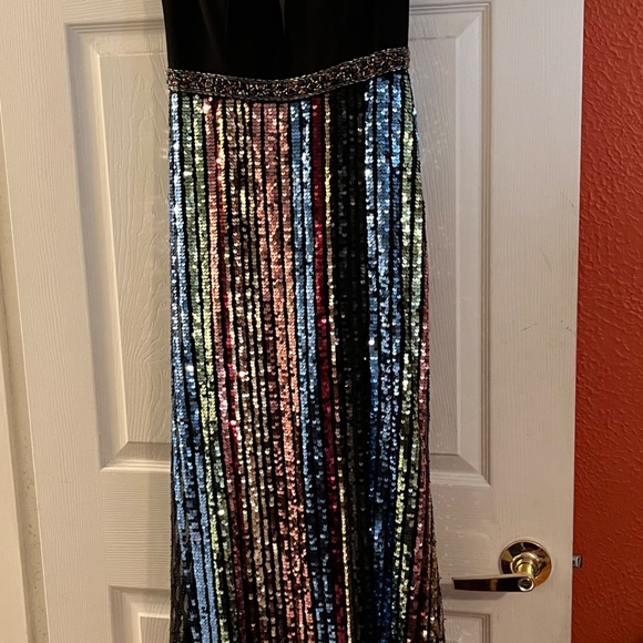 Homecoming prom Dress size 6 Panoply colorful - Picture 2 of 4